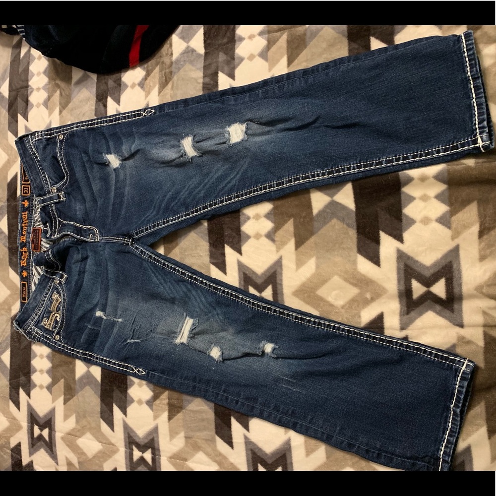 Rock Revival crop jeans size 31